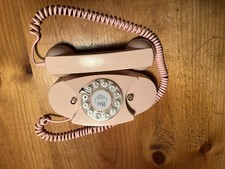 Crosley Pink Princess Retro Mock Rotary Dial Telephone Push Button CR59