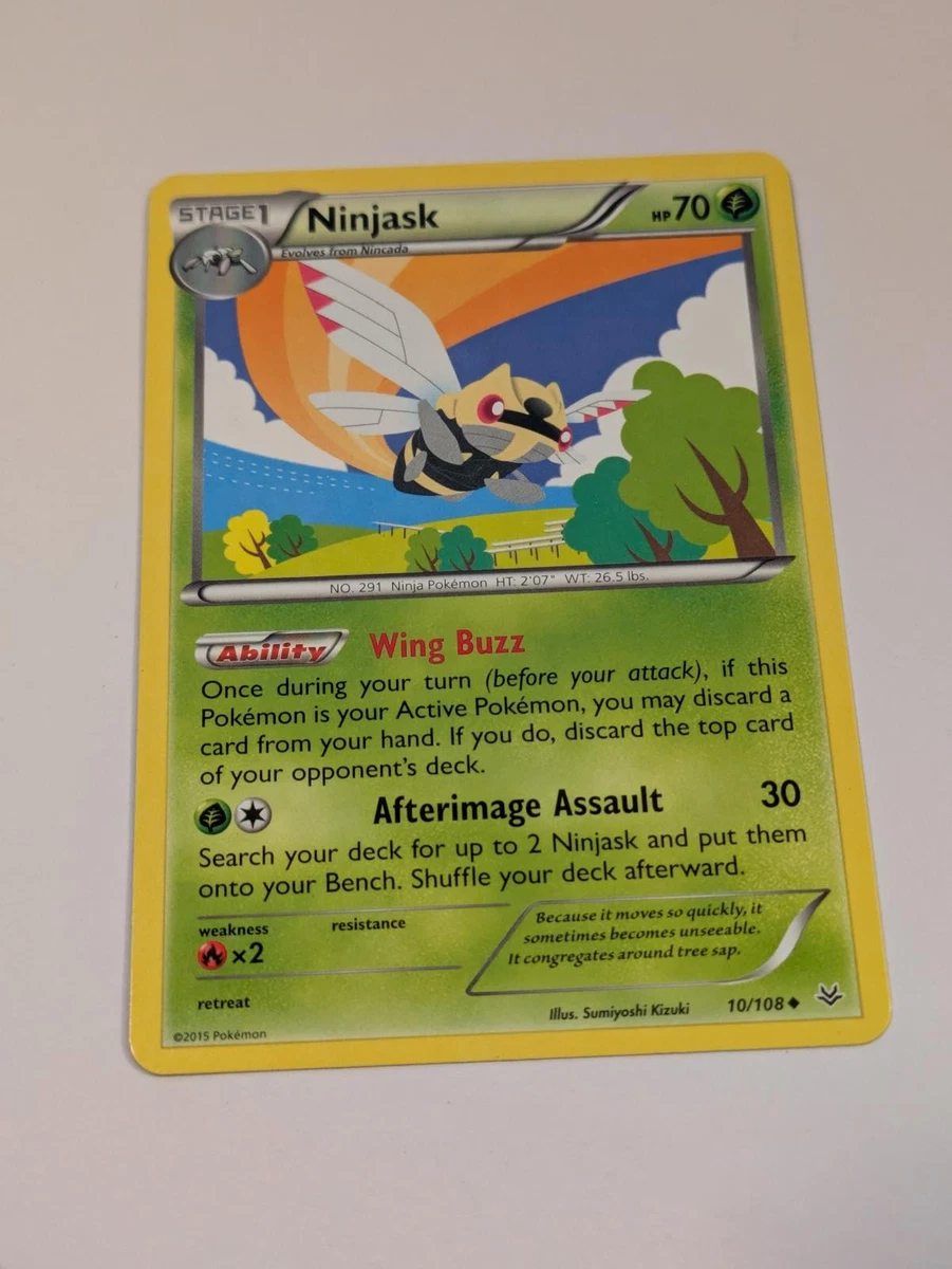ninjask pokemon card value Card】NINJASK【AR】(065/063) (M1S) Japanese Single – Fandom Tokyo Shuffle your deck afterward Ninjask Card Prices & Value