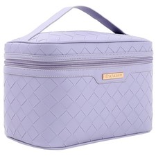 Large Capacity Travel Makeup Organizer Bag - Waterproof Toiletry Case 11.81