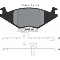 Textar 2088902 Bremsbelagsatz FüR VW Seat Polo Jetta Golf Cordoba Ibiza 86C 80