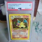 Pokémon Charizard Base Set 2 Holo Rare 4/130 PSA 7 Flame 2000 Mitsuhiro Arita