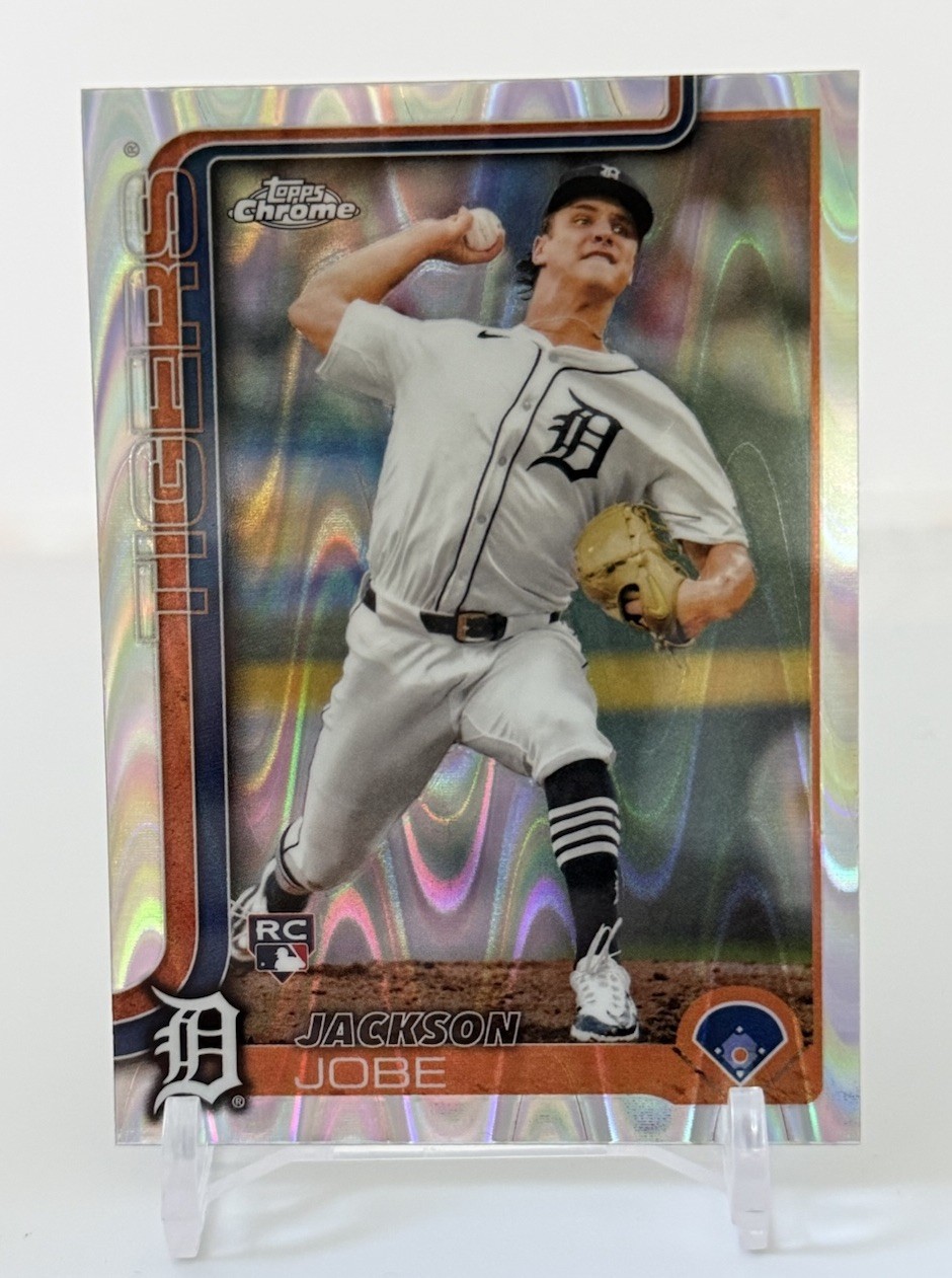 2025 Topps Chrome - Jackson Jobe #249 RayWave Refractor (RC)