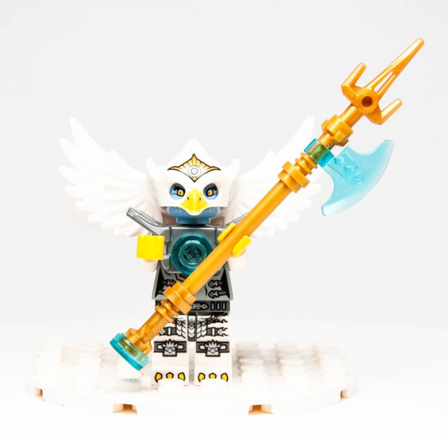 LEGO Chima Minifigure: Eris Silver Outfit (loc058 70128 Wing