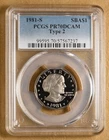 1981 S Type Two Susan B Anthony Dollar PCGS PR70DCAM