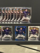Riley Kelly Lot (12) 2025 Bowman Draft – Chrome, Refractors, Sapphire & Base