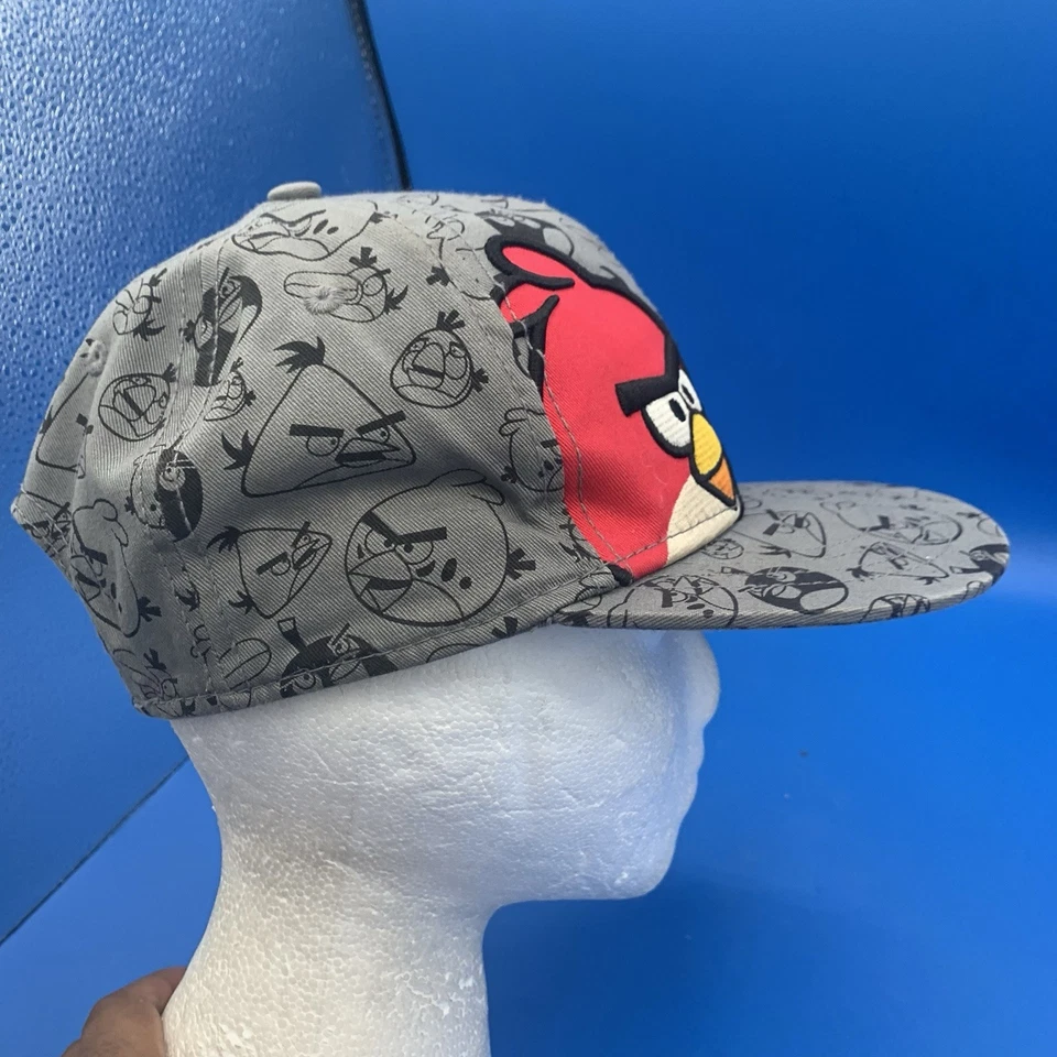 Angry Birds Snapback Logo Spell out Baseball Cap. - Image 4 of 4