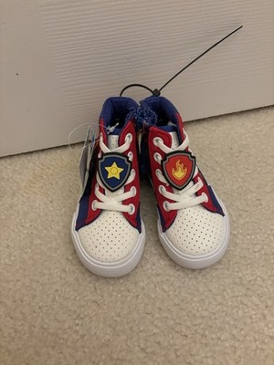 Paw Patrol High  Top Sneakers for Boys Size 6