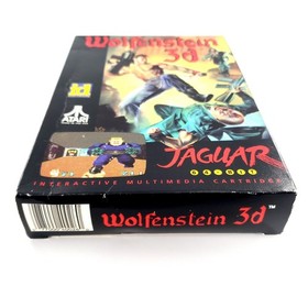 Wolfenstein 3D (Atari Jaguar, 1994) Complete w/ Overlay Mint Cartridge Tested