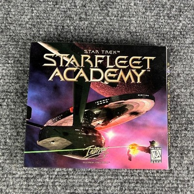 STAR TREK: STARFLEET ACADEMY Interplay 1997 Vintage PC Game CD-Rom, 5 Discs