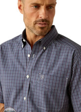 50 OFF Ariat Oaklee Wrinkle Free Classic Fit Short Sleeve Shirt Men Size Medium