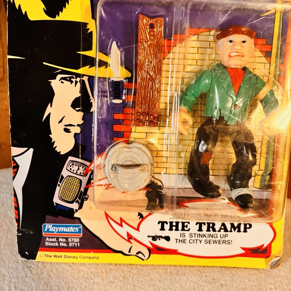 Figura de acción Dick Tracy The Tramp 1990 Playmates vintage usada Foto 2 de 4