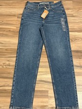 Eddie Bauer Women's Authentic High-Rise Perfect Straight Leg Jeans Sz 8T NWT