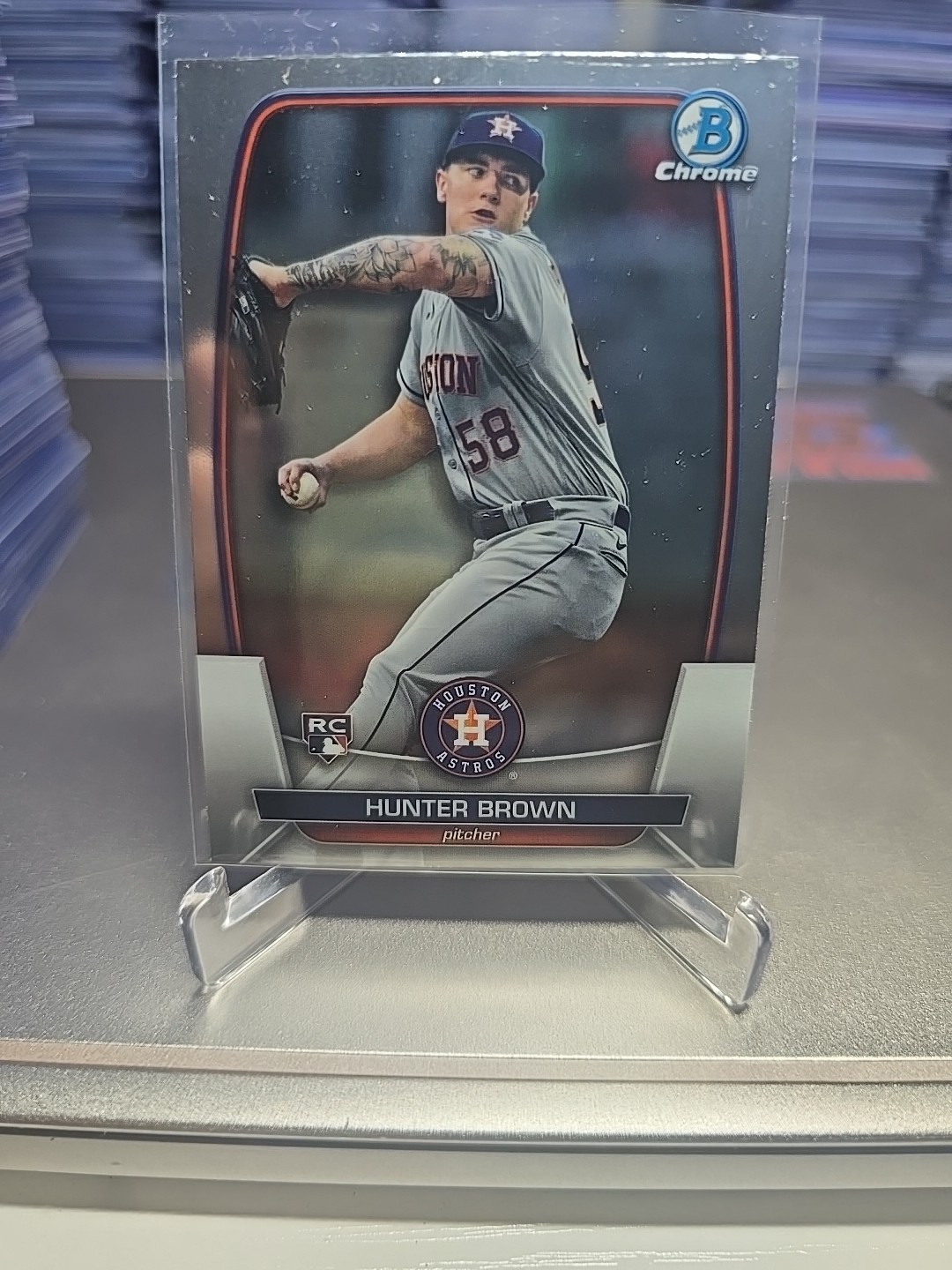 Hunter Brown 2023 Bowman Chrome #69 Rookie RC Houston Astros