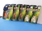 LOT:  5 STAR WARS POTF SMALL ACTION FIGURES, 1997-1998, MINT-ON-CARDS