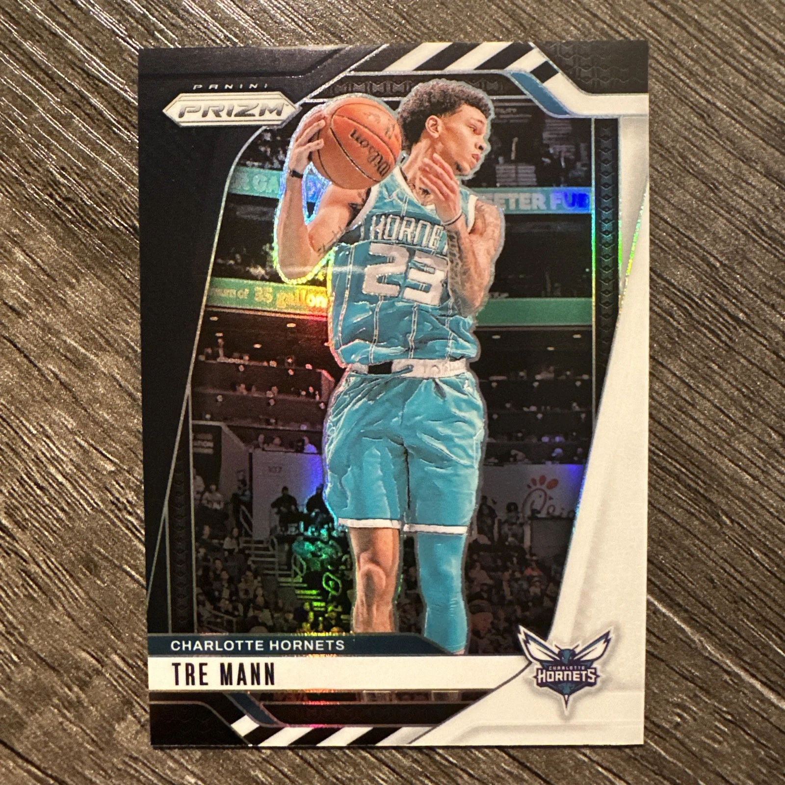2024-25 Prizm Tre Mann #179 Black White Panda Prizm