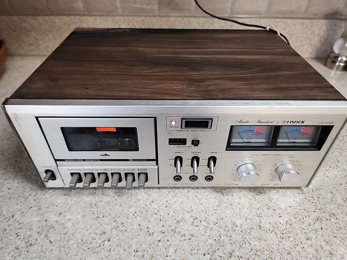 ■■FISHIER CR-110 カセットデッキ Vintage FISHER Studio Standard Stereo Cassette Deck CR-110 | eBay
