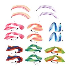 2x voile de soie imité fluide Poi jeté balles scène danse du ventre Costume