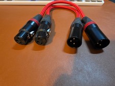 Apos Flow Balanced XLR Cable Pair Red 8-inch ...