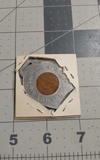 1936 Lincoln Wheat Penny Encased Souvenir of Washington DC