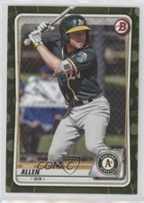 2020 Bowman Prospects Camo Nick Allen #BP-105 6k2