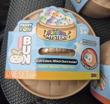 LOT OF 2 Crazy Fun Squishy Bun Rainbow Mystery UV Dumpling SEALED Color change