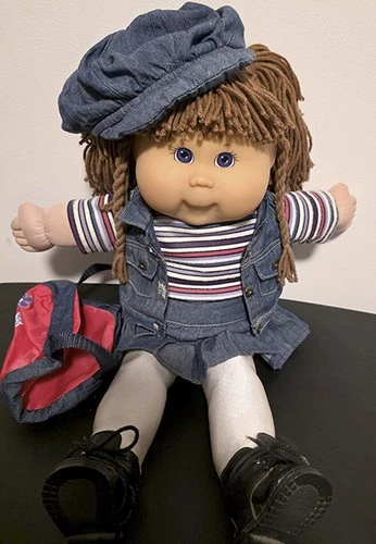 2004 TRU Cabbage Patch Kid K-2 Brown Hair Violet Eyes