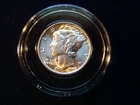MERCURY SILVER DIMES 1942, 1943, 1944, 1945D BU MS+