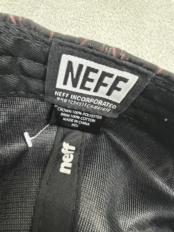 Boné chapéu Neff Snap Back verde tigre animal estampa adesivo gráfico masculino streetwear - Imagem 4 de 4