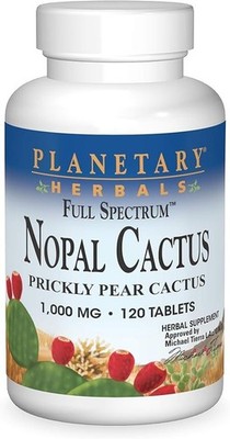 120 Count Nopal Prickly Pear Cactus Herbal Supplement Tablet Made in USA