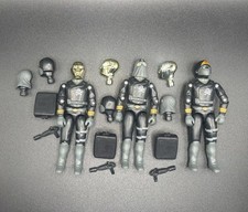 X3 Cobra Comandante Maggiore Nero G.I. Joe Action Force Destro v1.5 v2 con cappuccio 3.75