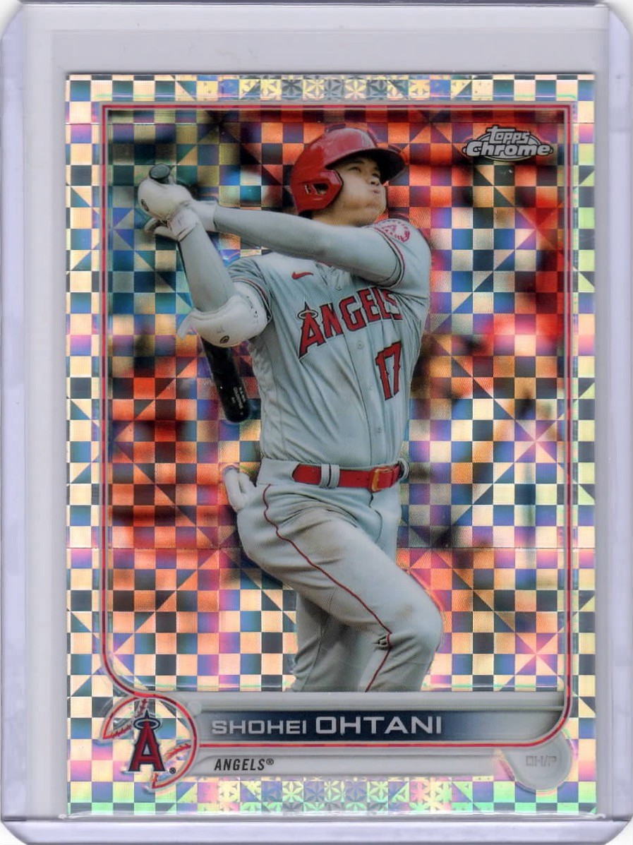 2022 Topps Chrome SHOHEI OHTANI X-fractor #1 - Los Angeles Dodgers
