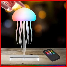 LED Jellyfish Lamp with 9 Tentacles 2 Working Modes Ultra Long Battery Life...