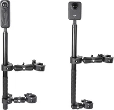 Motorcycle Mount kit for Insta360 One X5 X4 X3 X2 RS- Double Clamps Handlebar Ho