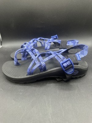 NWOT Womens Chaco Z/Cloud X2 Overhaul Blue Strappy Outdoor Hiking Sandals Sz 9
