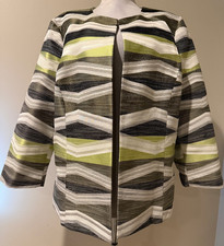 KASPER Womens Multicolored Career Blazer Jacket Shirt NWOT - Sz 14W
