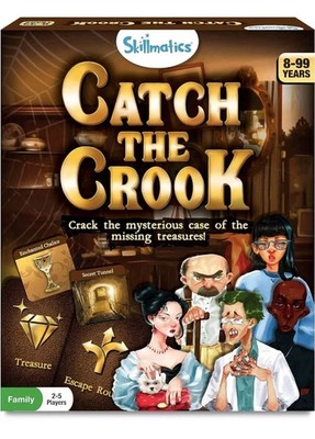 Catch The Crook Mystery Spiel von Skillmatics Knacken Sie den Fall des fehlenden Schatzes!