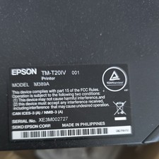 EPSON TM-T20IV- Thermal POS Printer Black w/USB SRS232 For Business