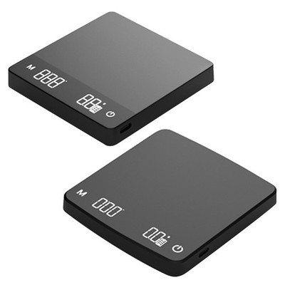 Digital Coffee Scale with Timer 2/3kg/0.1g Rechargeable Kitchen Scale Scale
