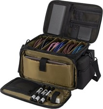 Cable File Bag DJ Gig Bag Cord Organizer Case with Detachable Dividers for La...