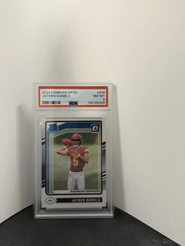 2024 Panini Donruss Optics Jayden Daniels Rated Rookie Base PSA