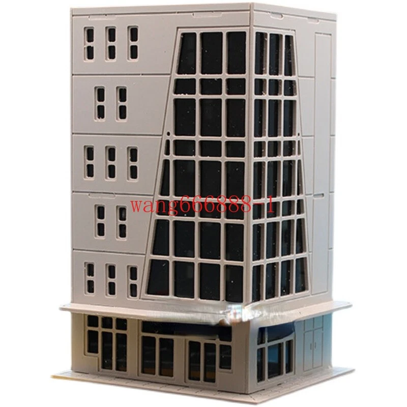 1/50/87/150 Scale Diorama Railway Model City House Office Building Model Scene - Image 3 of 4