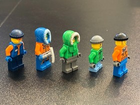 LEGO City Minifigure Lot (5) Arctic / Outdoor Workers