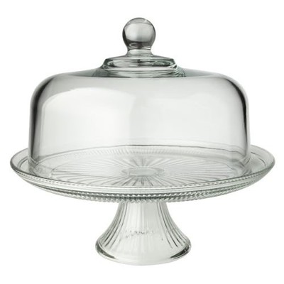 Anchor Hocking Canton Cake Stand- NEW-Can be converted to a Punch Bowl  12.5''