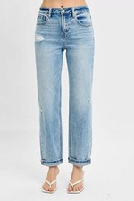 Accessories Trendsi RISEN Distressed Jeans Women's Everyday High Rise Boyfriend