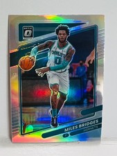 Miles Bridges Hornets 2021 Optic Panini Silver Prizm #107