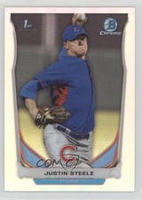 2014 Bowman Draft Chrome Refractor Justin Steele #CDP120 16kt