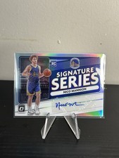 2020-21 Panini Donruss Optic - Signature Series  #SS-NMN Nico Mannion (AU, RC)