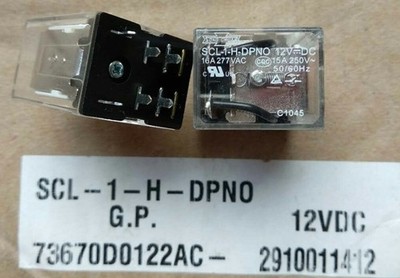5PC NEW relay SCL-1-H-DPNO 12VDC   #tp
