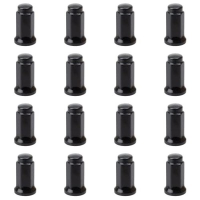 16PK Tusk 178-199-0002bfce-e5f6f7-16X Flat Lug Nut 10mmx1.25mm Thrd Pitch w/14mm