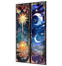 Large Diamond Art Kits for Adults 16x28inch Sun and Moon